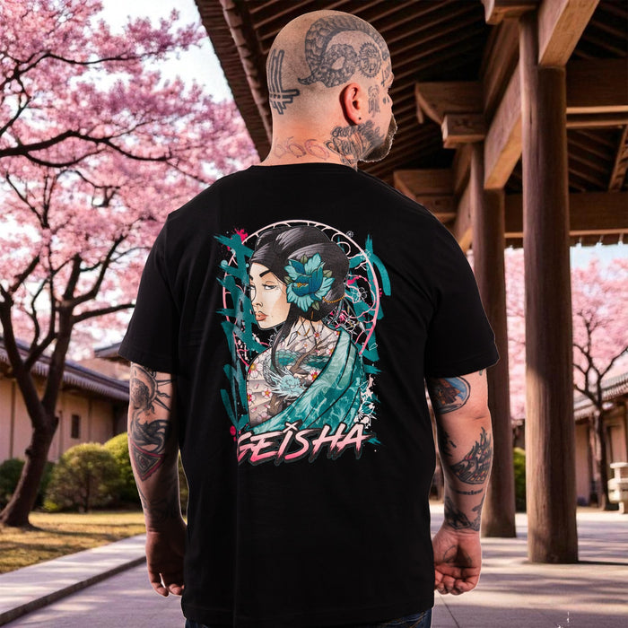 Geisha Unisex Tee - Black