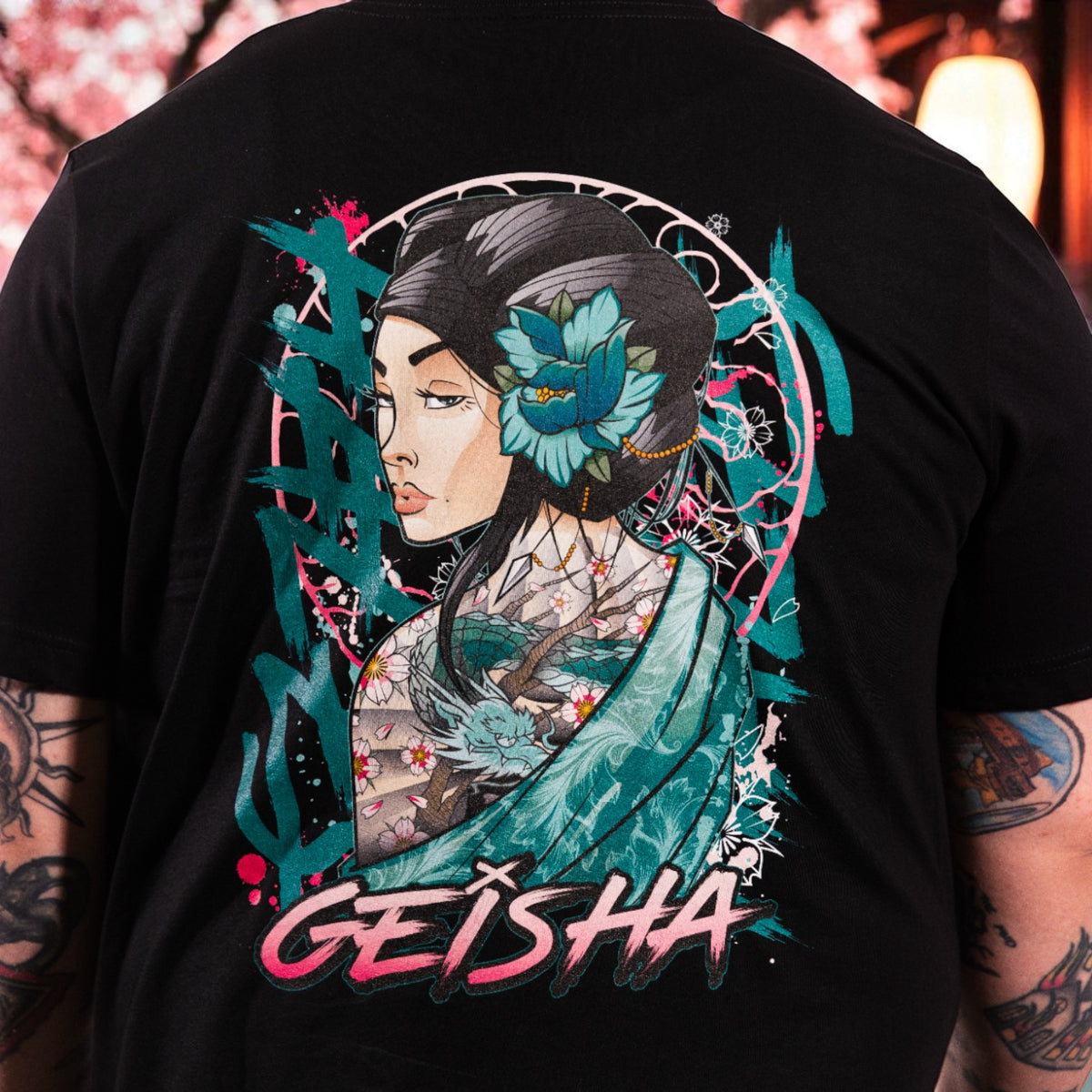 Geisha Unisex Tee - Black