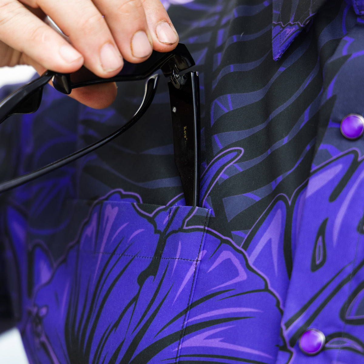 Lu'au Shaka - Purple & Black