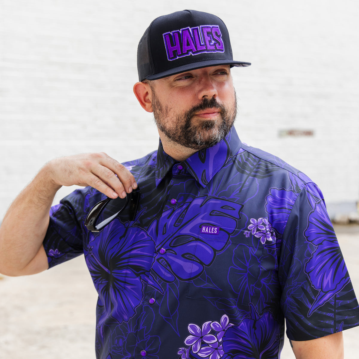 Lu'au Shaka - Purple & Black