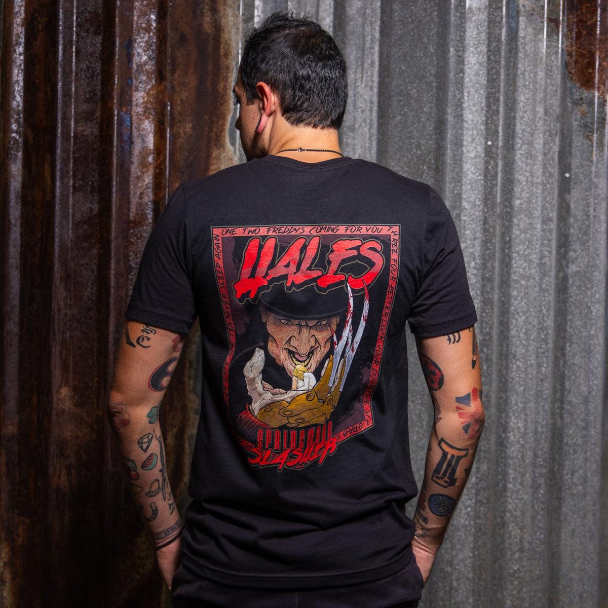 Springwood Slasher Unisex Tee - Black