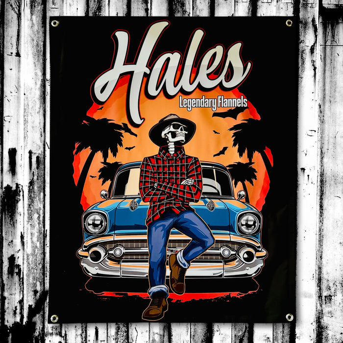 Chill Vibe Vinyl Garage Banner - 36" X 29"