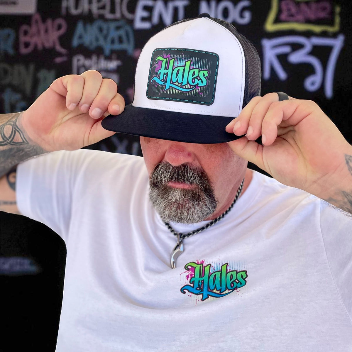 Live Fast Flat Bill Trucker