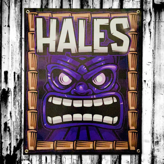 Lu'au Vinyl Garage Banner - 36" X 29"