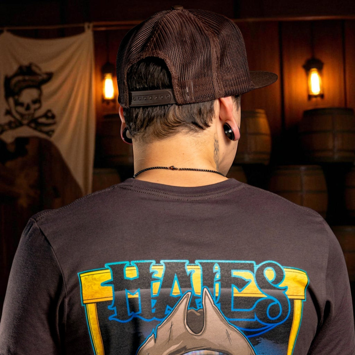 Port Royal 6 Panel Flat Bill Trucker