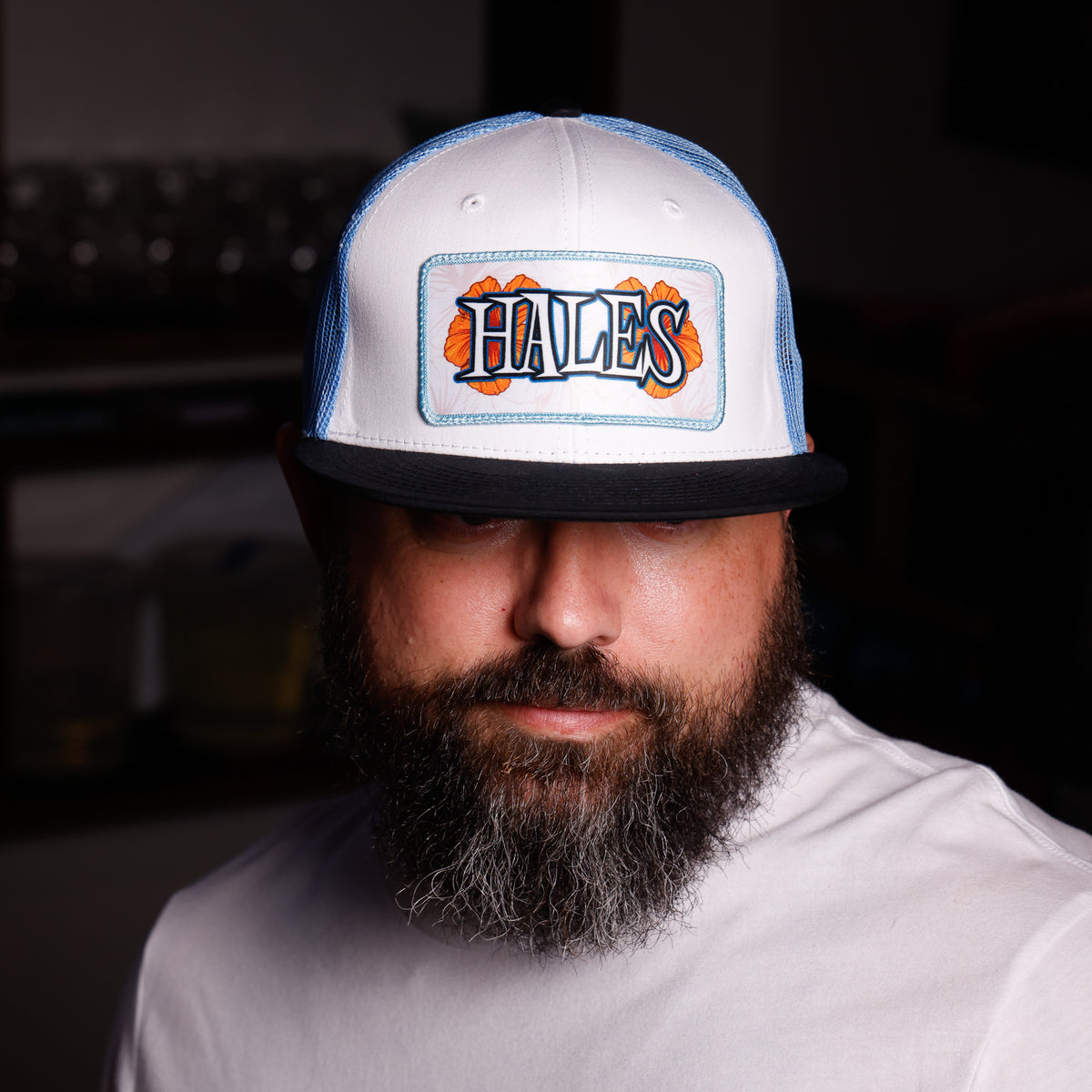 Villa Margarita 6-Panel Flat Bill Trucker