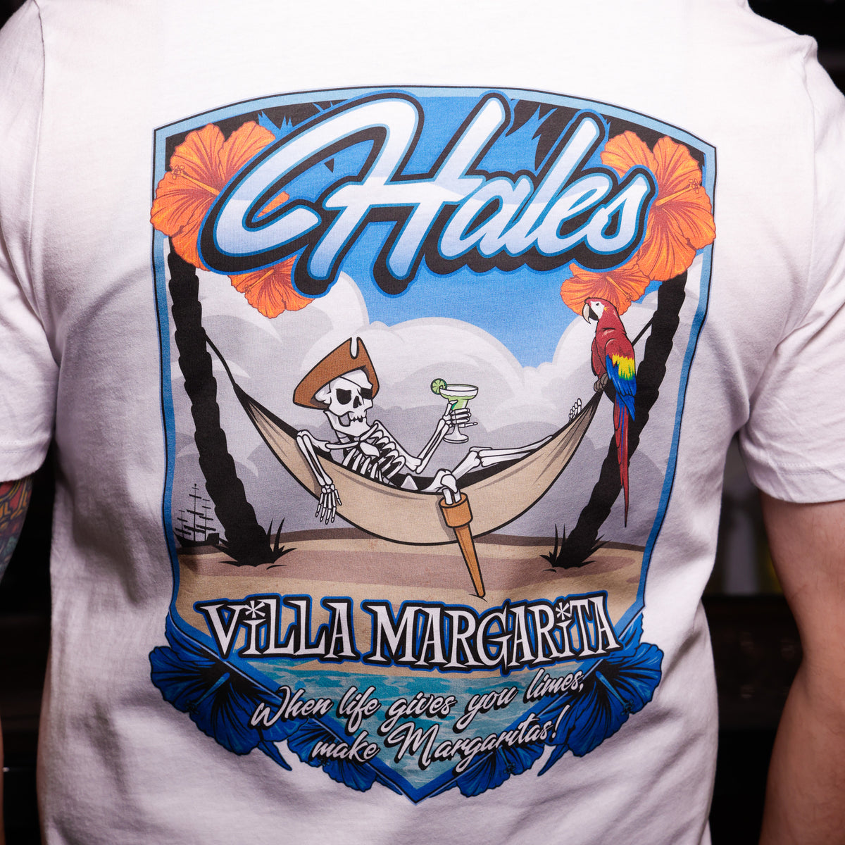 Villa Margarita Unisex Tee - White