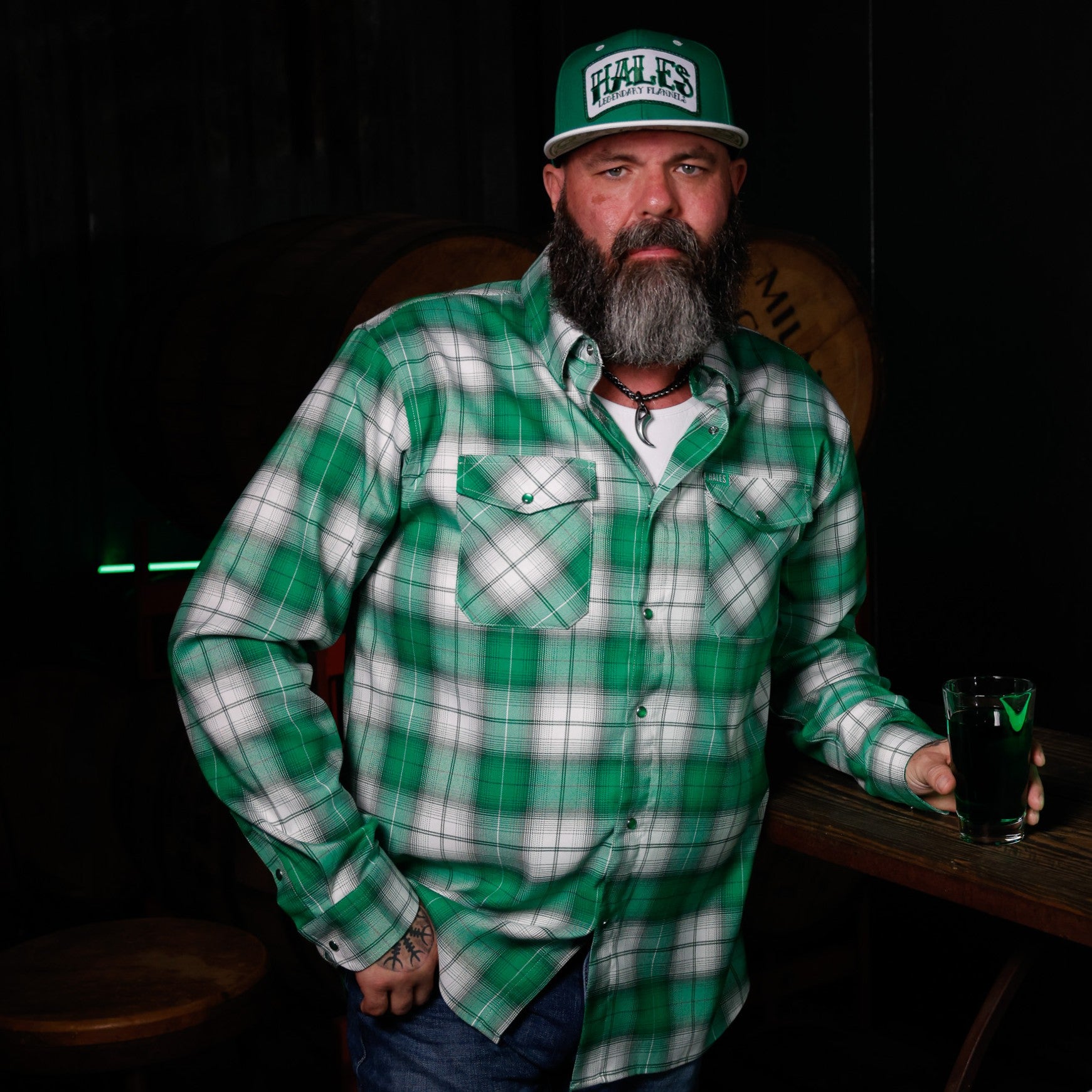 Feelin' Lucky Men's Flannel | Saint Paddy's Day Edition – Hales