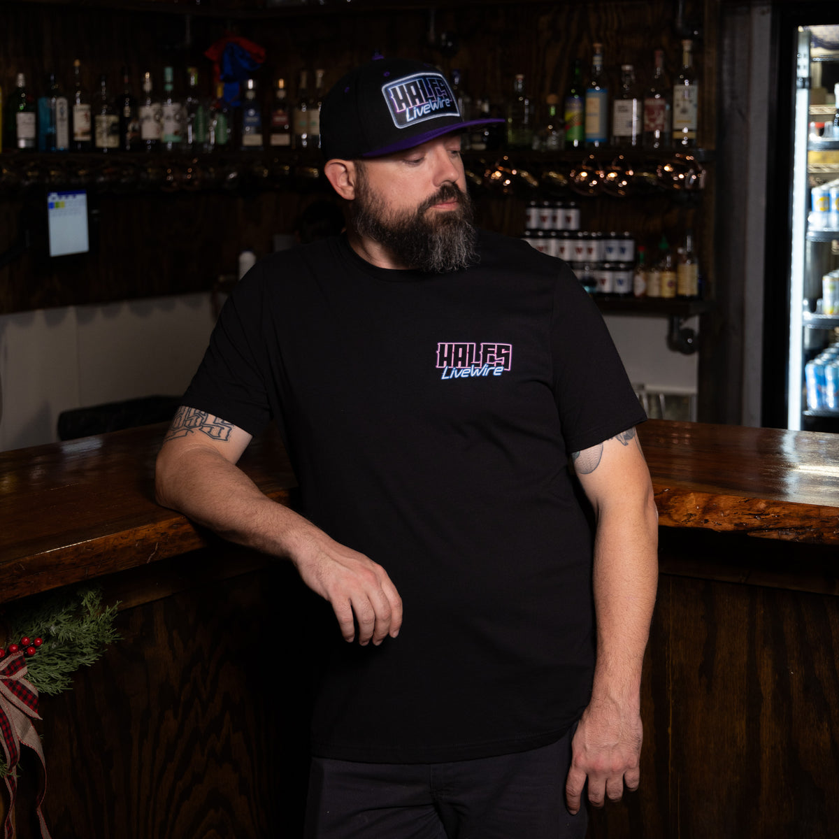 Live Wire Unisex Tee - Black