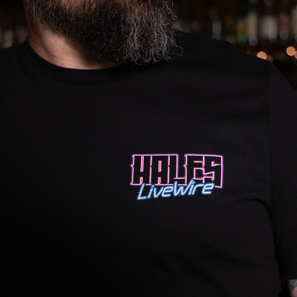 Live Wire Unisex Tee - Black