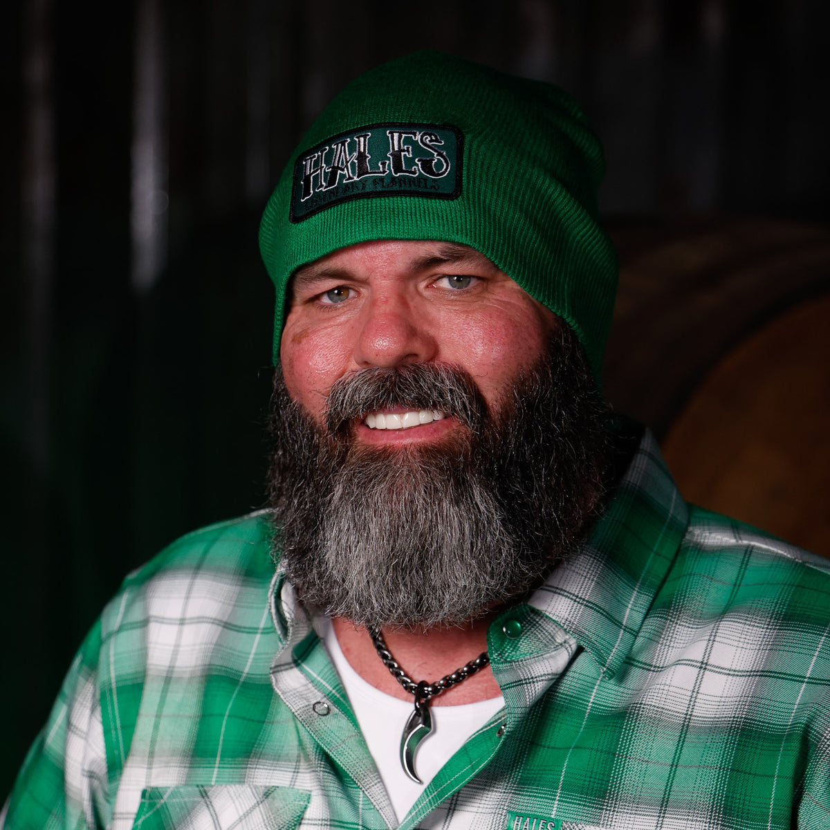 Feelin' Lucky Skull Cap - Kelly Green