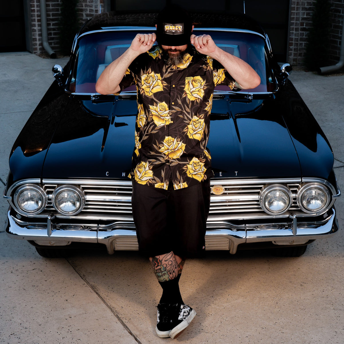 Yellow Rose 6-Panel Flat Bill Trucker