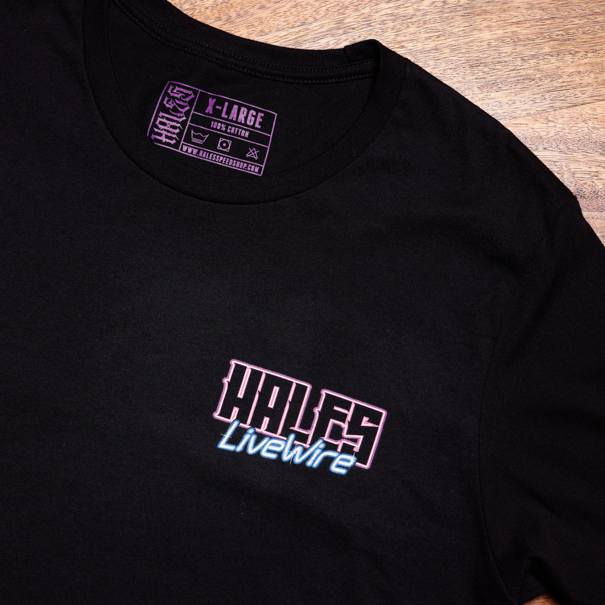 Live Wire Unisex Tee - Black