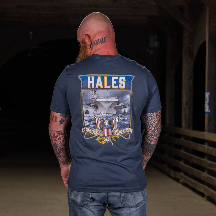 Anchors Aweigh Unisex Tee - Vintage Navy