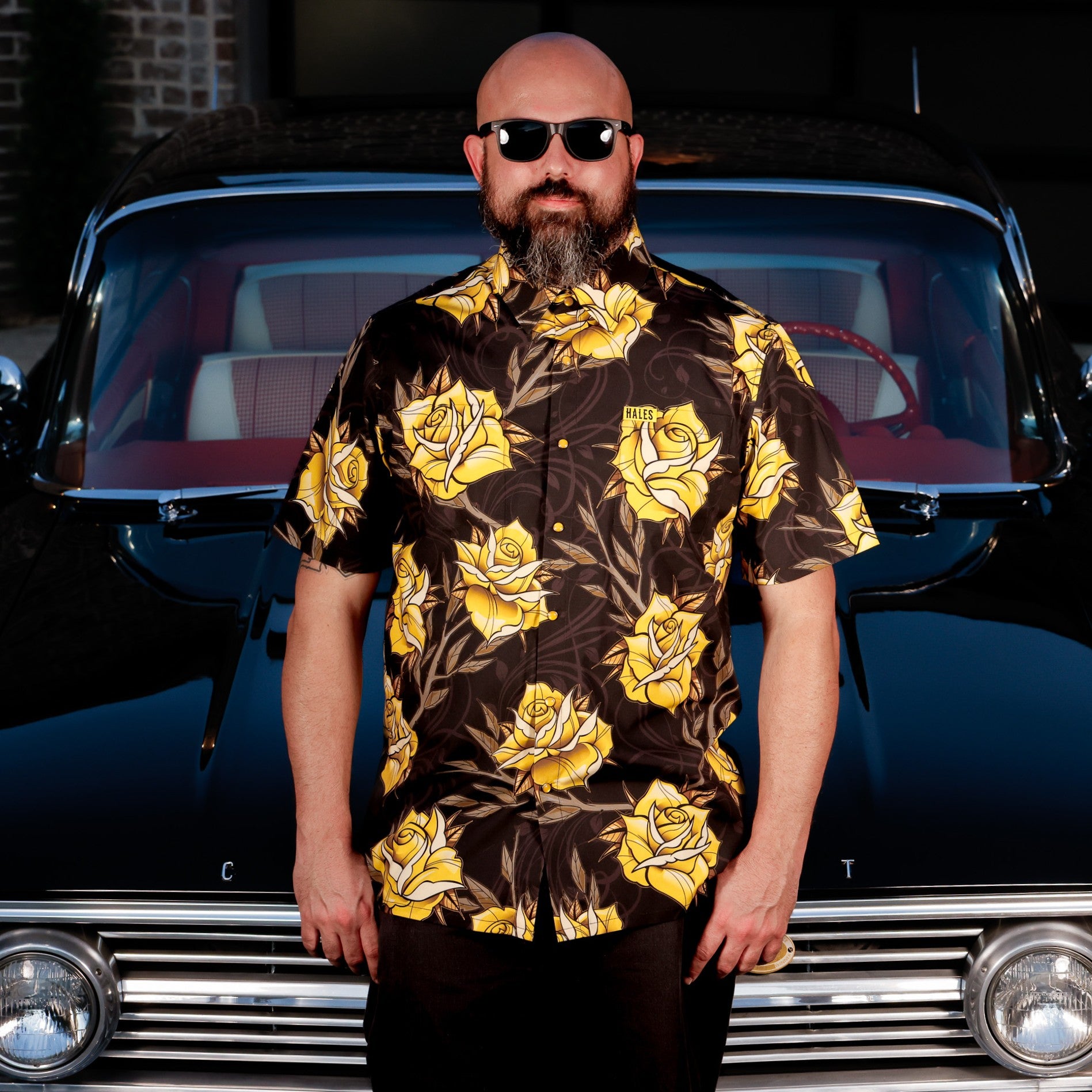 Yellow Rose Shaka Shirt | Limited Edition Floral Party Shirt