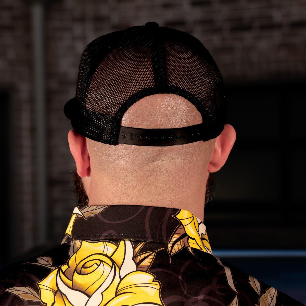Yellow Rose 6-Panel Flat Bill Trucker