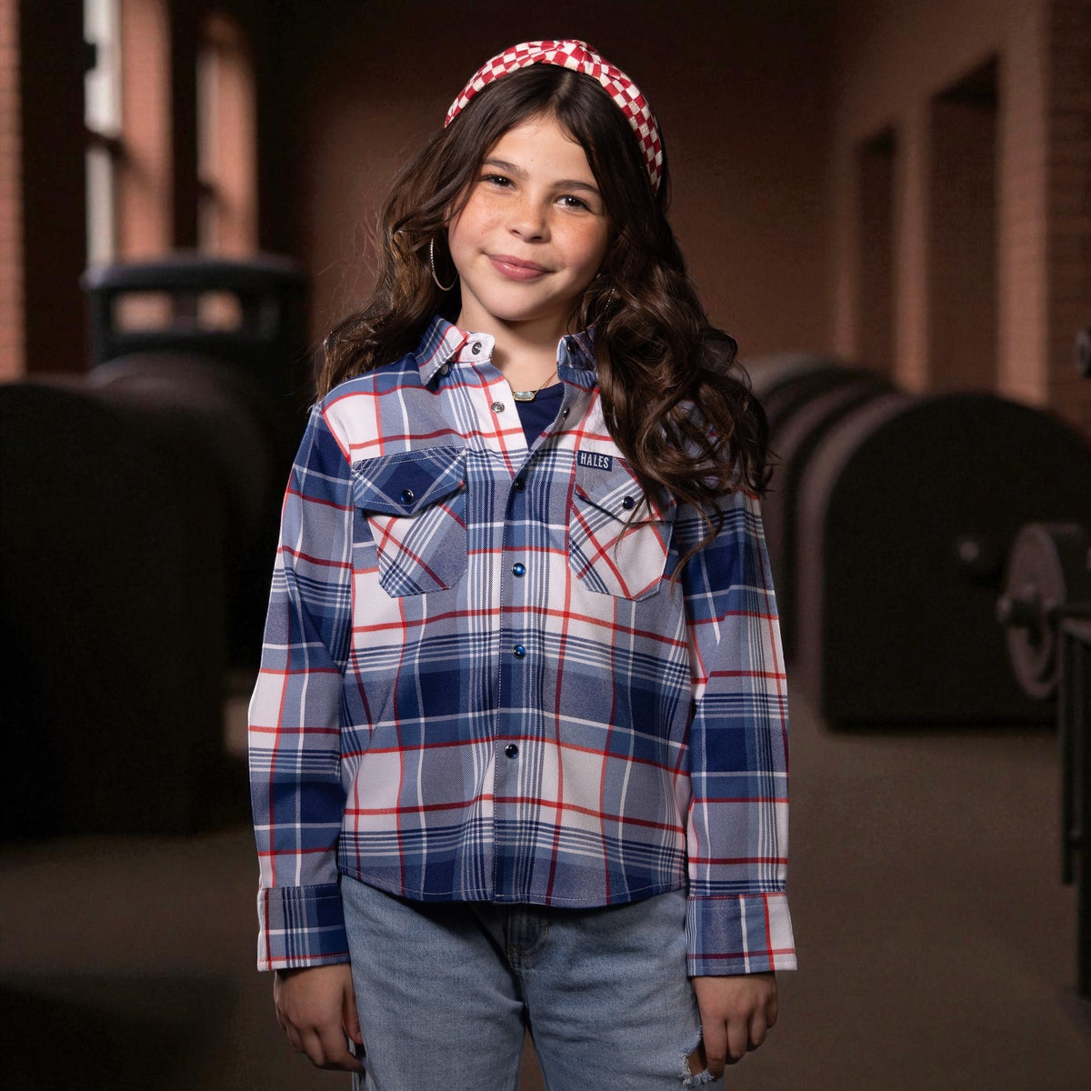 Youth Rosie the Riveter Flannel