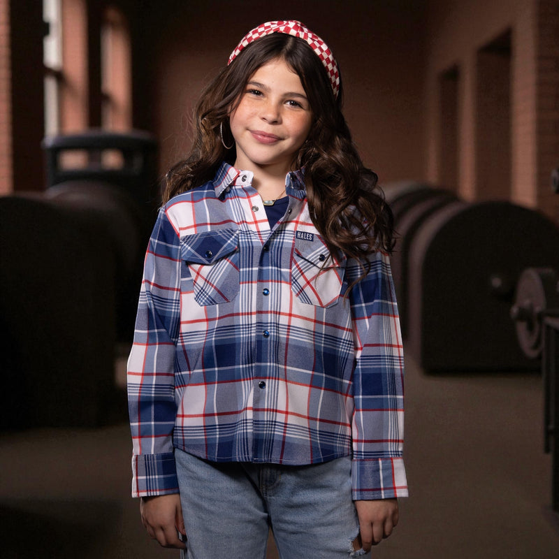 Youth Rosie the Riveter Flannel