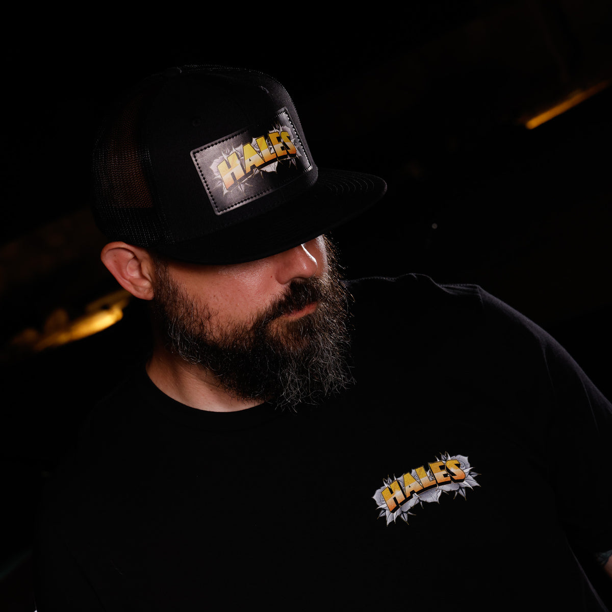 Yellow Rose 6-Panel Flat Bill Trucker