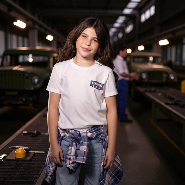 Youth Rosie the Riveter Tee - White