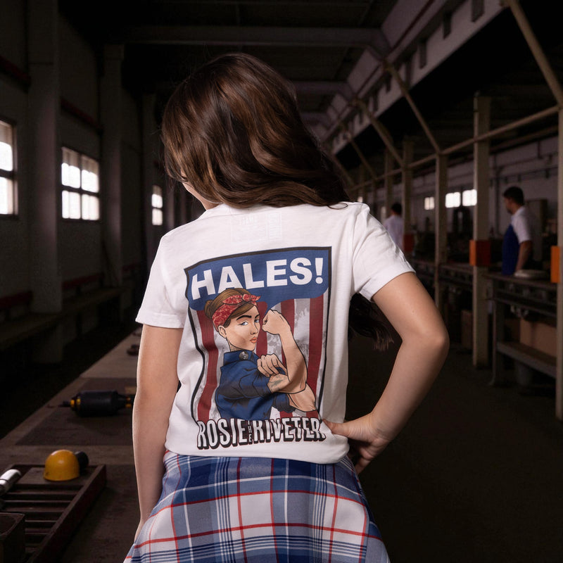 Youth Rosie the Riveter Tee - White