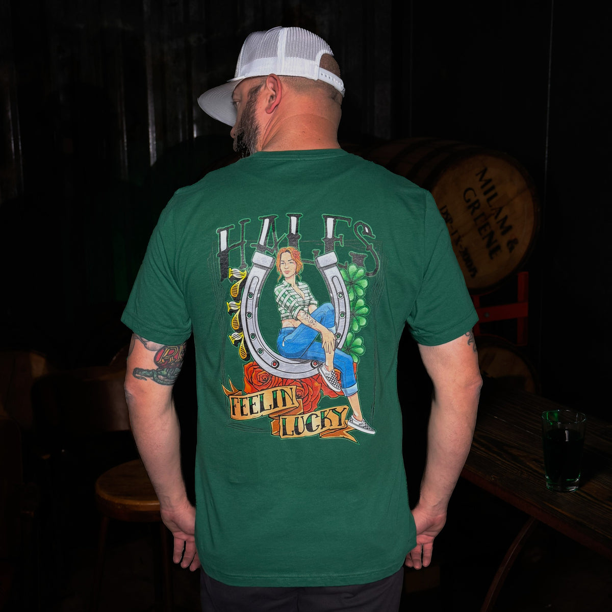 Feelin' Lucky Unisex Tee - Evergreen