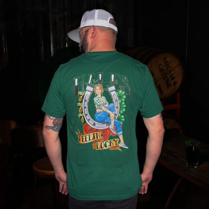 Feelin' Lucky Unisex Tee - Evergreen