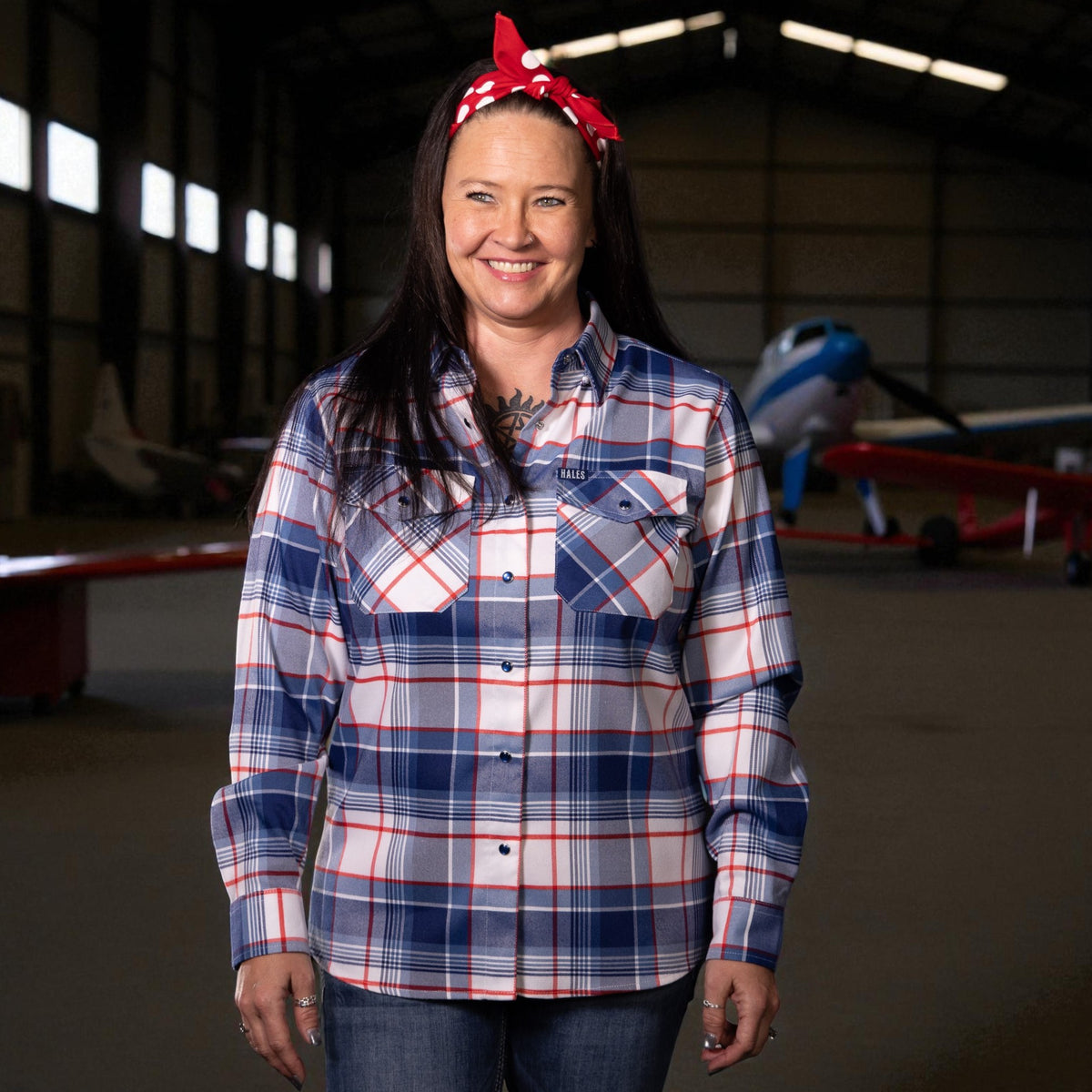 Women's Rosie the Riveter Flannel