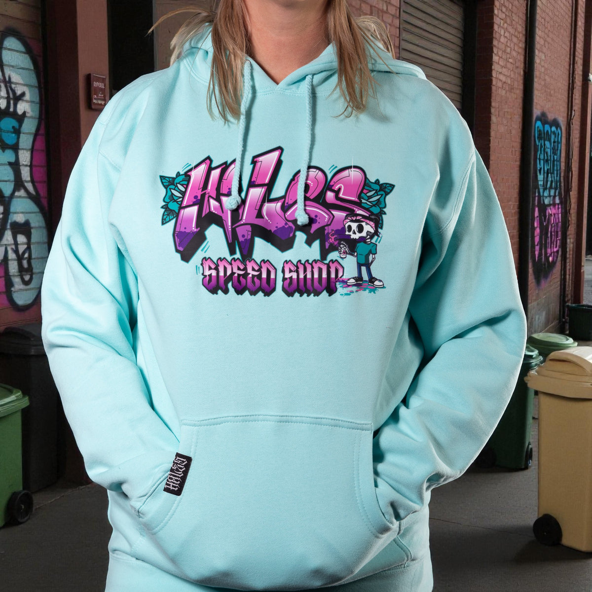 Vandalynn Unisex Pullover Hoodie - Mint