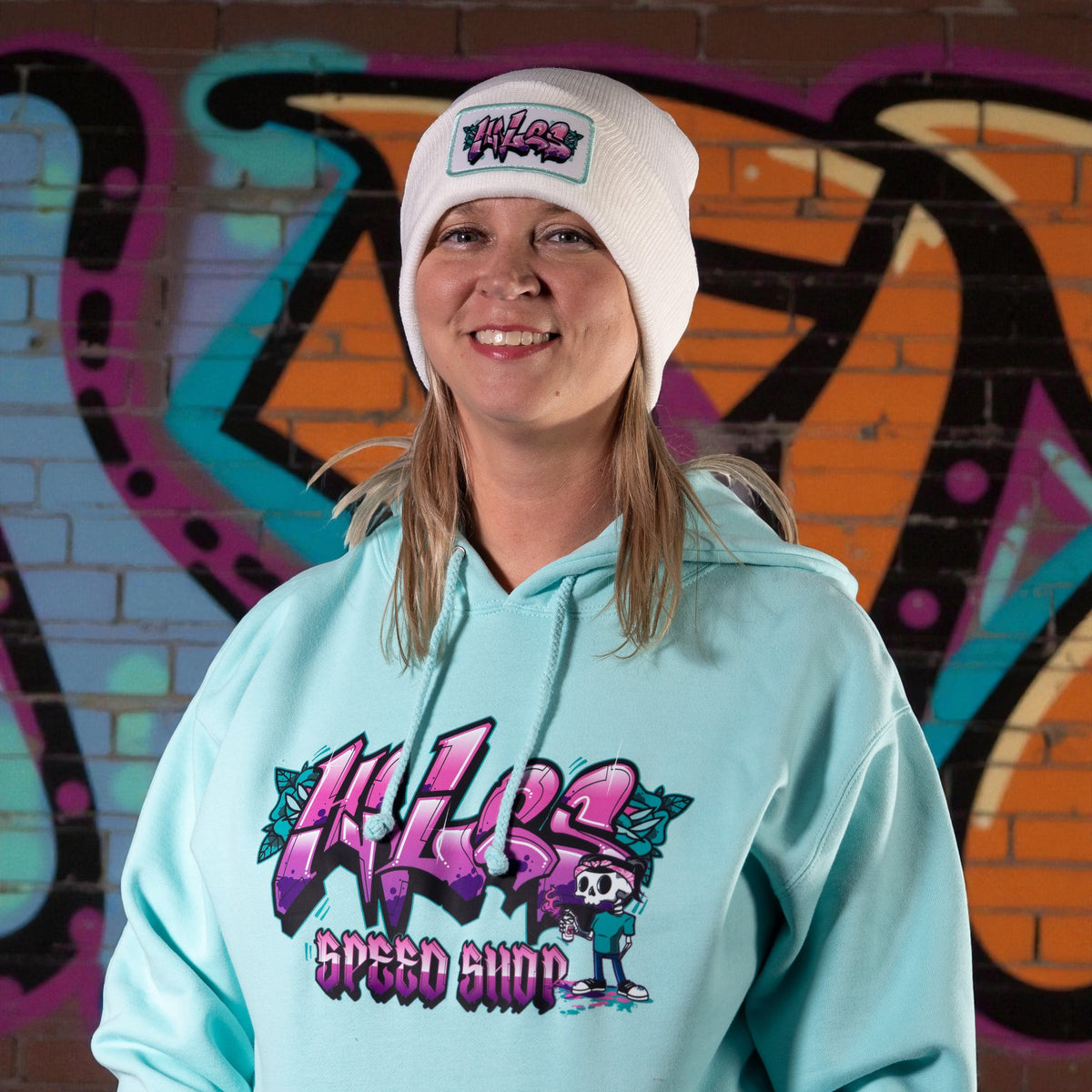 Vandalynn Unisex Pullover Hoodie - Mint