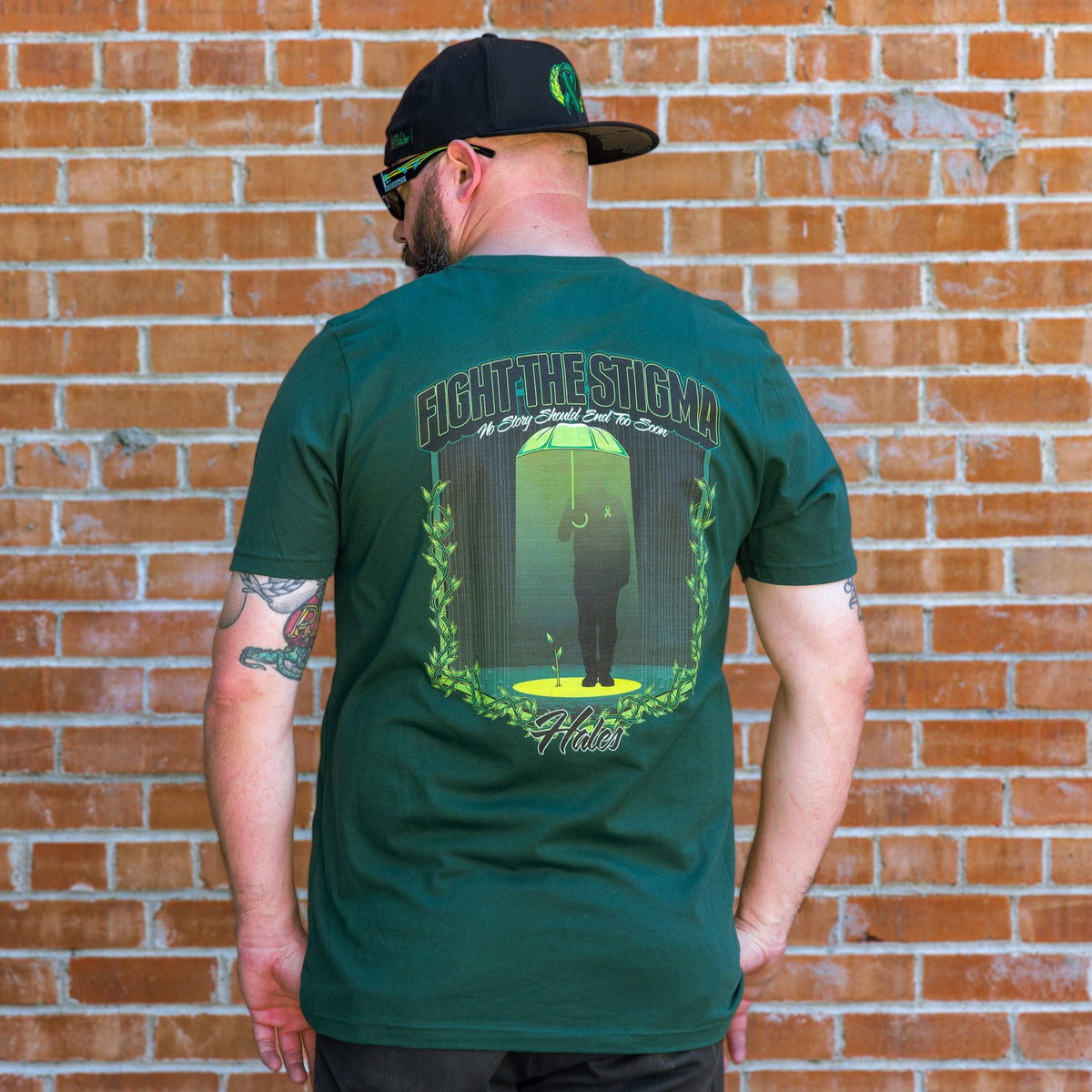 Fight The Stigma Unisex Tee - Forest
