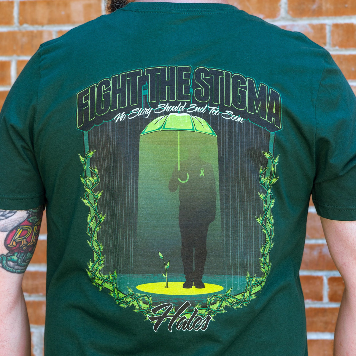 Fight The Stigma Unisex Tee - Forest