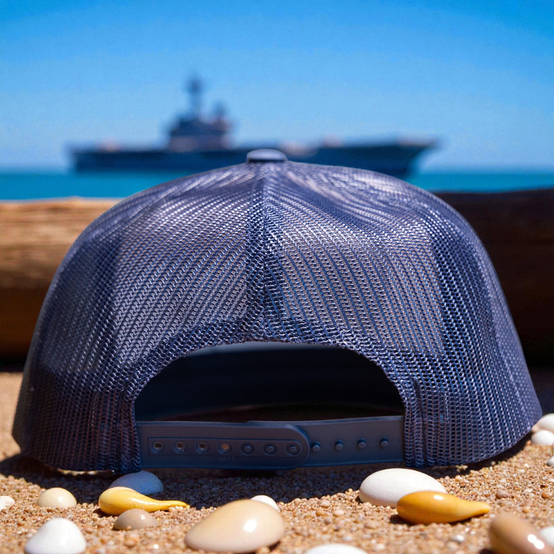 Anchors Aweigh Flat Bill Trucker