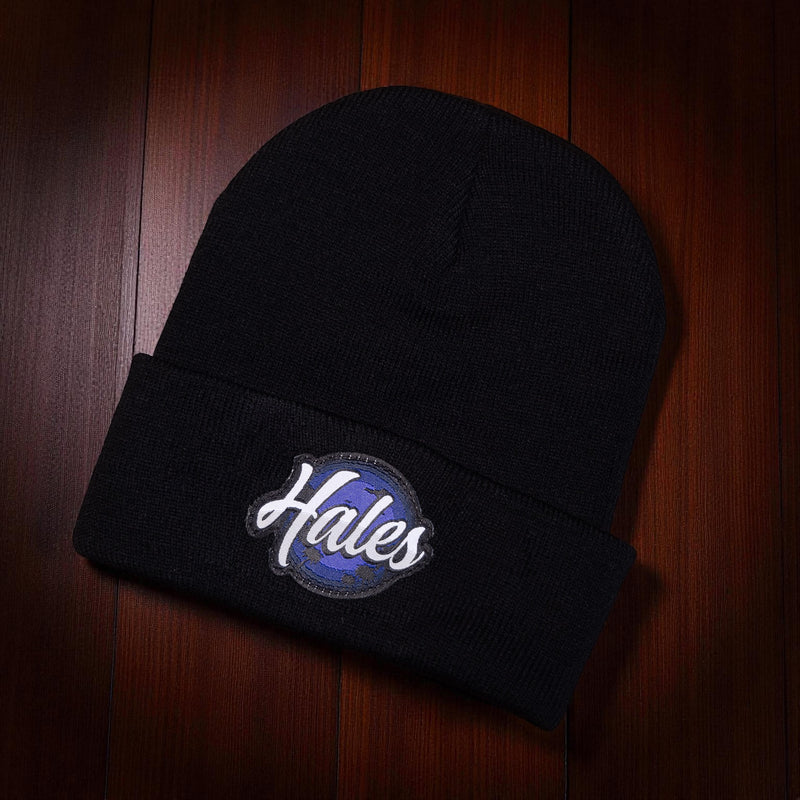 Midnight Vibe Cuff Beanie - Black