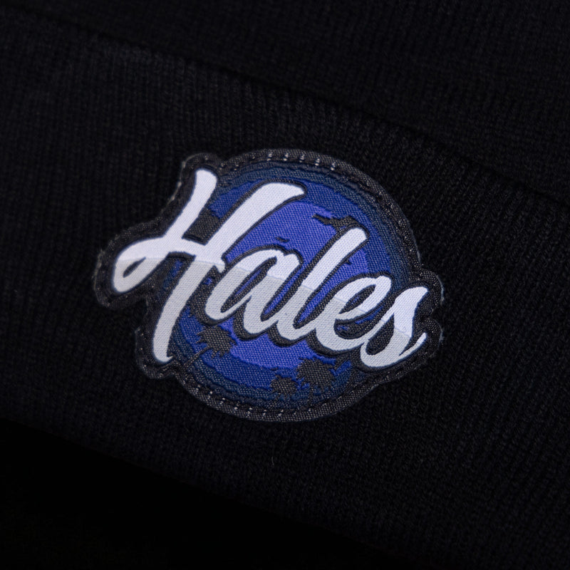 Midnight Vibe Cuff Beanie - Black