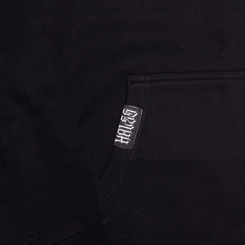 Midnight Vibe Unisex Pullover Hoodie - Black