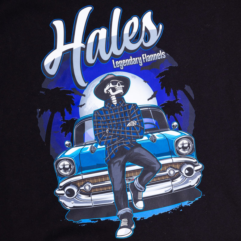 Midnight Vibe Unisex Pullover Hoodie - Black