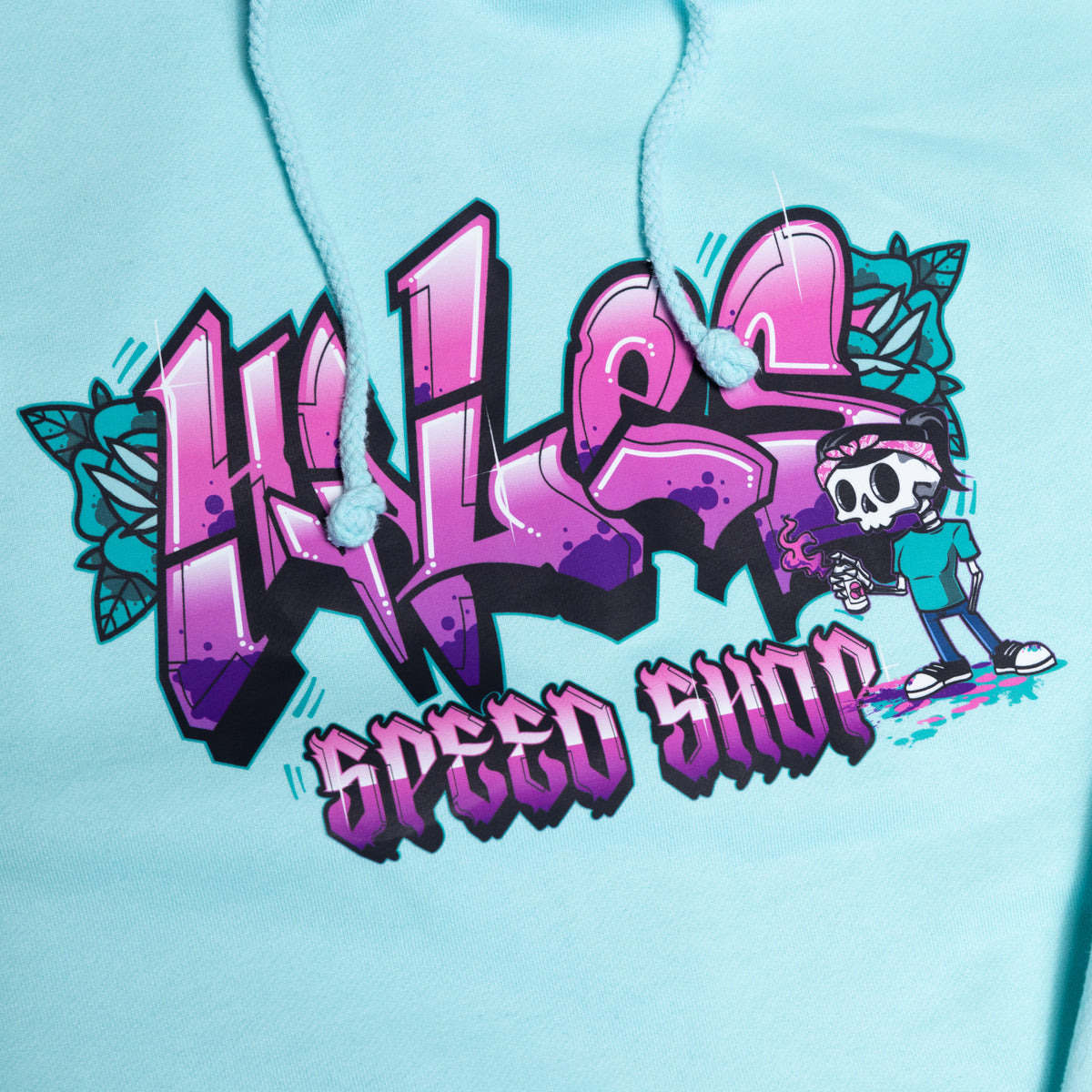 Vandalynn Unisex Pullover Hoodie - Mint