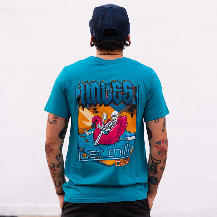 Oasis Unisex Tee - Lagoon Blue