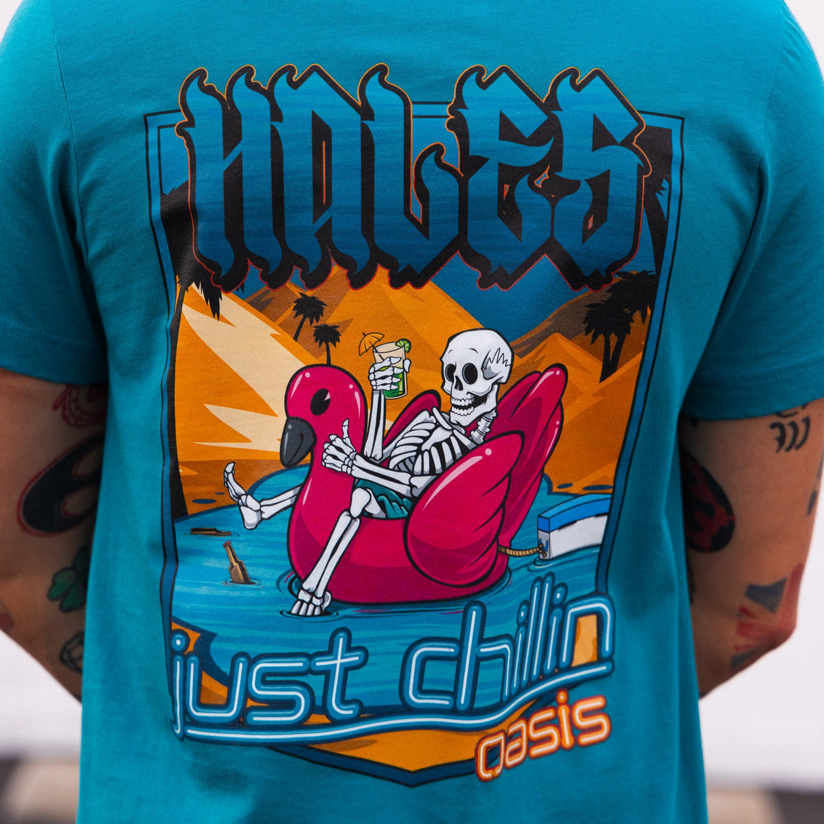 Oasis Unisex Tee - Lagoon Blue