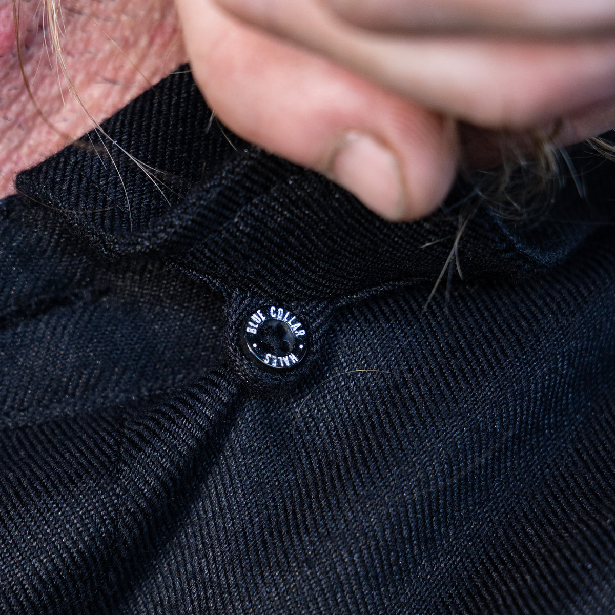 Blue Collar Short Sleeve Shirt - Black