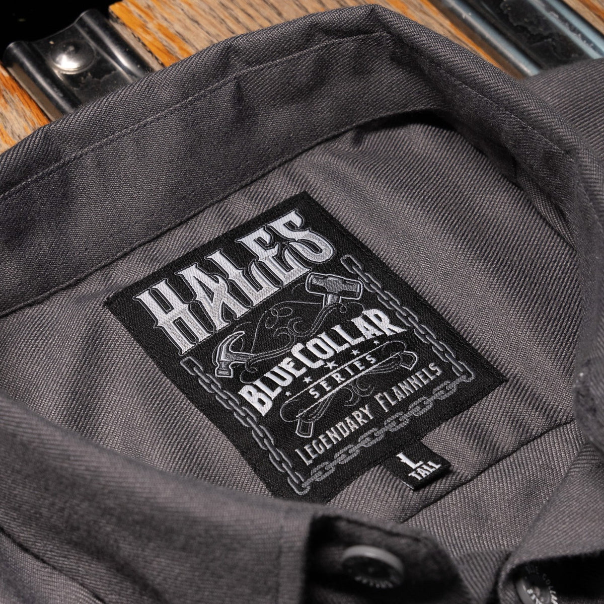Blue Collar Short Sleeve Shirt - Charcoal