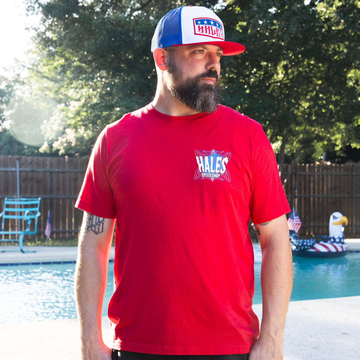 Freedom Flyer Unisex Tee - Red