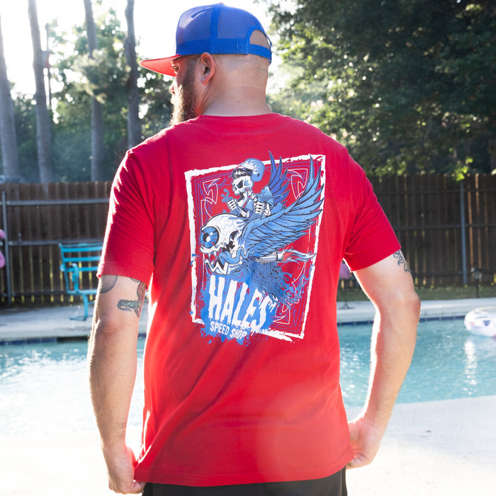 Freedom Flyer Unisex Tee - Red