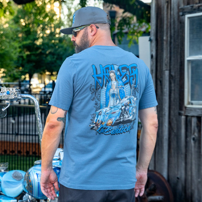 La Basilica Unisex Tee - Steel Blue