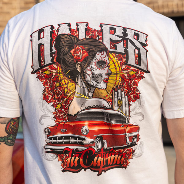 La Catrina Unisex Tee - White