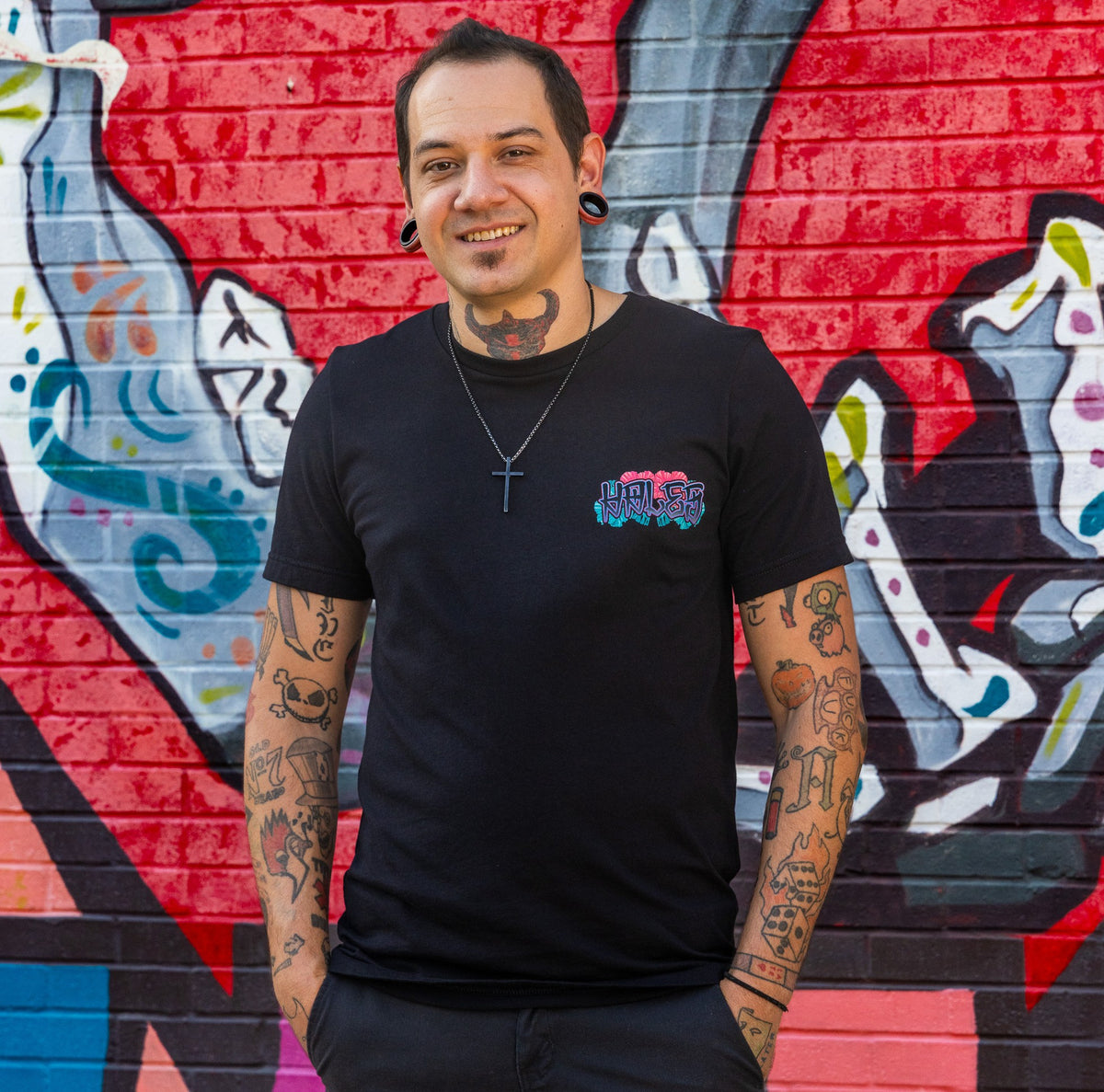 Aloha Muertos Unisex Tee - Black