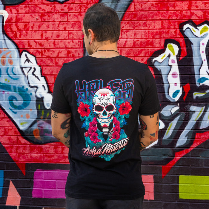 Aloha Muertos Unisex Tee - Black