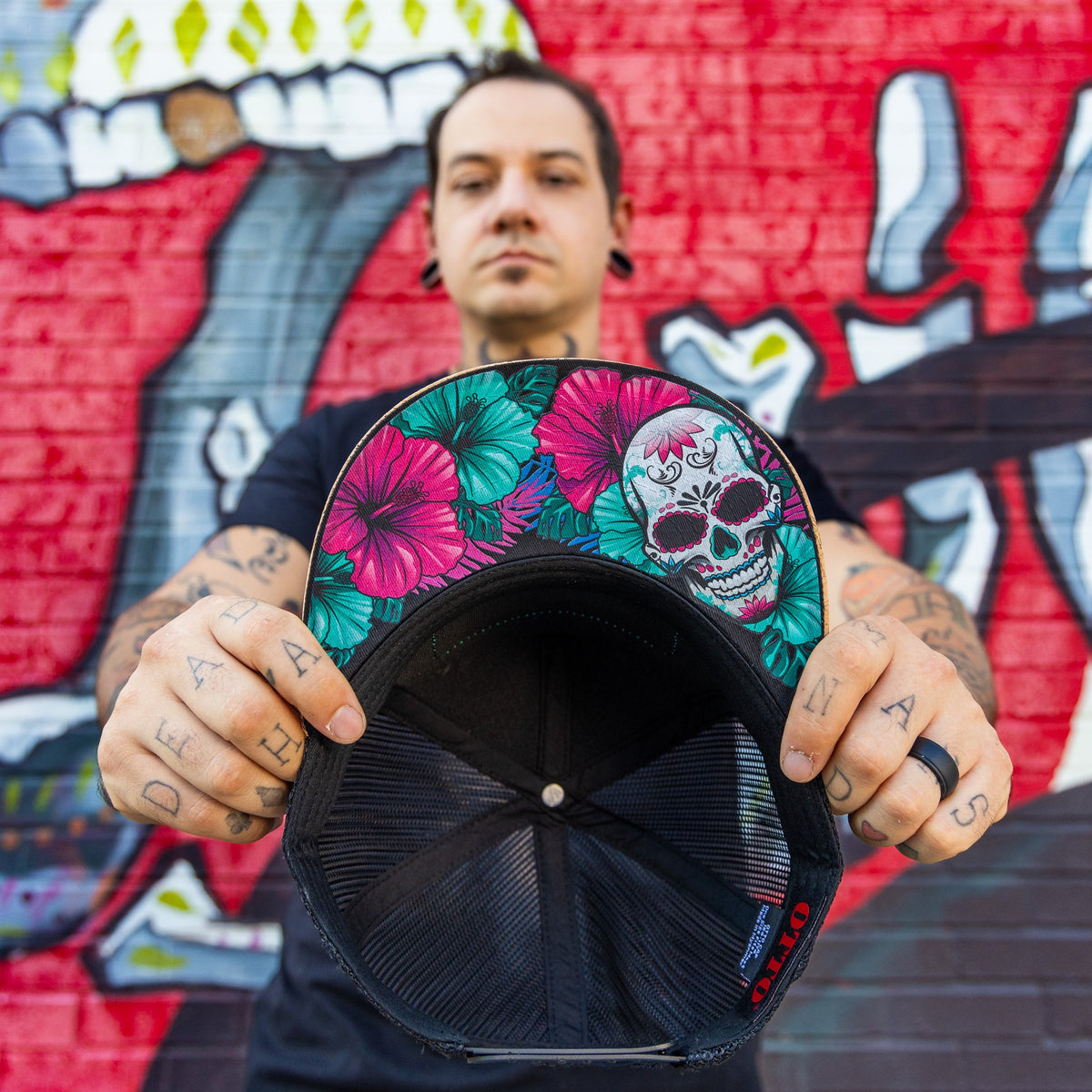 Aloha Muertos Flat Bill Trucker