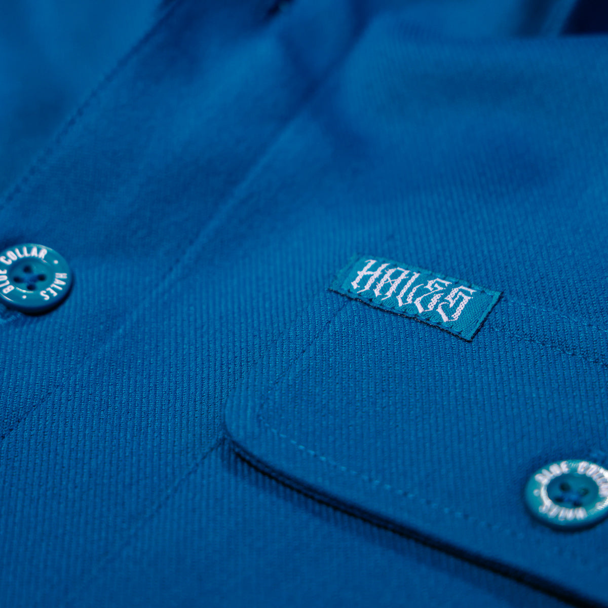 Blue Collar Long Sleeve Shirt - Deep Teal